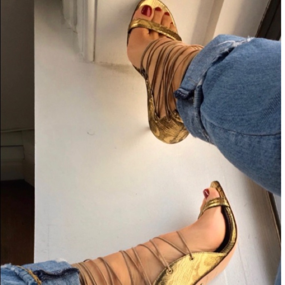 Gold Monika Chiang Sandal